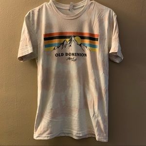 Old Dominion Tour Tee Bleach Dye - Womens Small